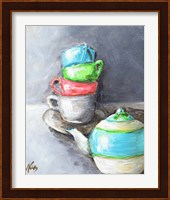 Tea Cup Stack Fine Art Print