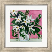 Floral on Pink II Fine Art Print