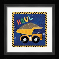 Haul - Dump Truck Framed Print