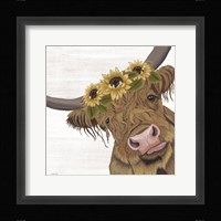 Sunflower Highland Fine Art Print