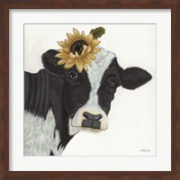 Sunflower Cow Fine Art Print