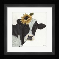 Sunflower Cow Fine Art Print