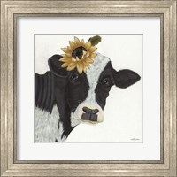 Sunflower Cow Fine Art Print