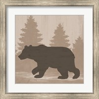 Bear Silhouette Fine Art Print