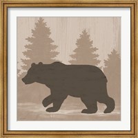 Bear Silhouette Fine Art Print