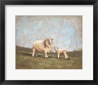 Sheep in the Pasture I Framed Print