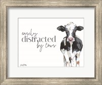 Easily Distracted by Cows Fine Art Print