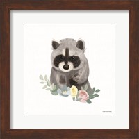 Floral Raccoon Fine Art Print