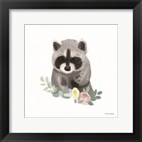 Floral Raccoon Fine Art Print