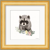 Floral Raccoon Fine Art Print