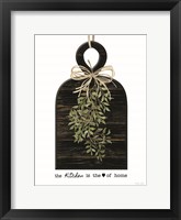 The Kitchen is the Heart of the Home Framed Print