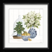 Chinoiserie Florals II Framed Print