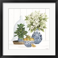 Chinoiserie Florals II Framed Print