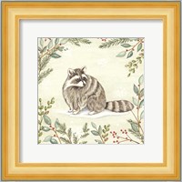 Woodland Animals Raccoon Fine Art Print