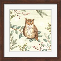 Woodland Animals Owl Fine Art Print