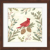 Woodland Animals Cardinals Fine Art Print