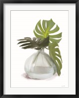 Monstera Leaf Vase Fine Art Print