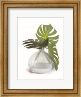 Monstera Leaf Vase Fine Art Print
