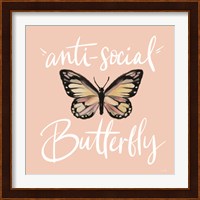 Anti-Social Butterfly Fine Art Print