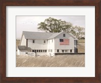 USA Patriotic Barn Fine Art Print