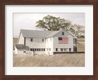 USA Patriotic Barn Fine Art Print