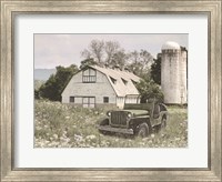 Old Jeep at the Farm Fine Art Print