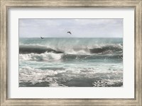 Sea Birds Among the Waves Fine Art Print