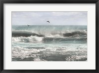 Sea Birds Among the Waves Fine Art Print