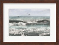 Sea Birds Among the Waves Fine Art Print