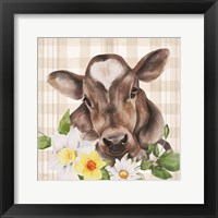 Bessie with Flowers Fine Art Print