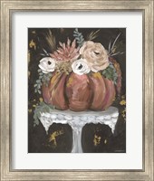 Boho Pumpkin on Pedestal Fine Art Print
