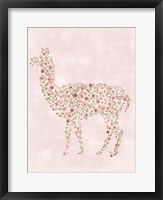 Floral Llama Fine Art Print