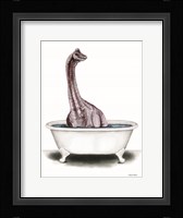 Dino Bath II Framed Print