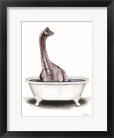 Dino Bath II Framed Print