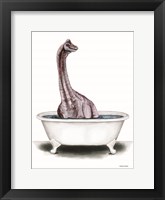 Dino Bath II Framed Print