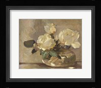 Flowers in Clear Jar Study Fine Art Print