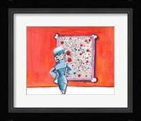 Miss Indognito Does Pointillism Fine Art Print