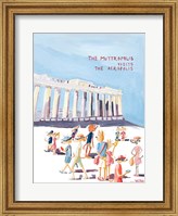 The Muttropolis Vists The Acropolis Fine Art Print