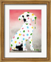 Damien's Dotty Spotty Dawg - Pink Fine Art Print