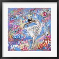 Graffiti Ballerina 1 Fine Art Print