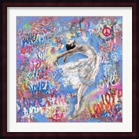Graffiti Ballerina 1 Fine Art Print