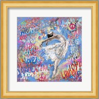 Graffiti Ballerina 1 Fine Art Print