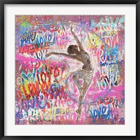 Graffiti Ballerina 2 Fine Art Print