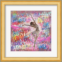 Graffiti Ballerina 2 Fine Art Print