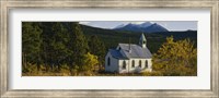 Church in a forest, Yukon, Canada Fine Art Print