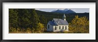 Church in a forest, Yukon, Canada Fine Art Print
