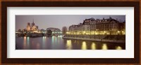 Notre Dame, River Seine, Paris, France Fine Art Print