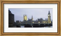 Westminster Bridge, Big Ben, Houses Of Parliament, London Fine Art Print