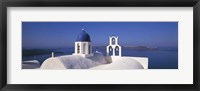 Church Aegean Sea Santorini Greece Fine Art Print