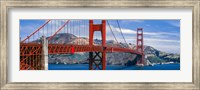 Bridge across a river, Golden Gate Bridge Fine Art Print
